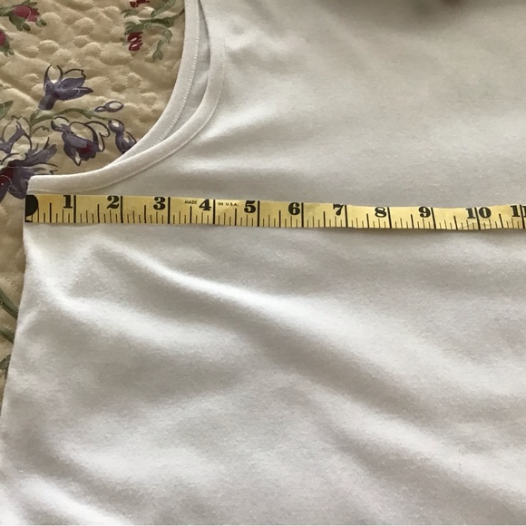 Christopher & Banks Mock Neck, Sleeveless Top XL. Color. White - Picture 3 of 5
